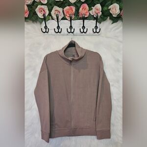 Mondetta Classic Ultra Soft Cowl Neck Zip Sweater (NWOT)